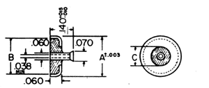 Capacitor End Seals CDF - 060 Series