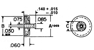 Capacitor End Seals CDF - 075 Series