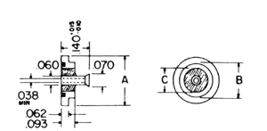 Capacitor End Seals CFF - 060 Series