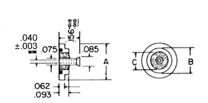 Capacitor End Seals CFF - 075 Series