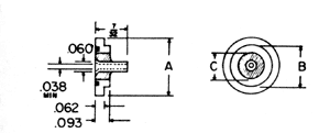 Capacitor End Seals CFFR - 060 Series